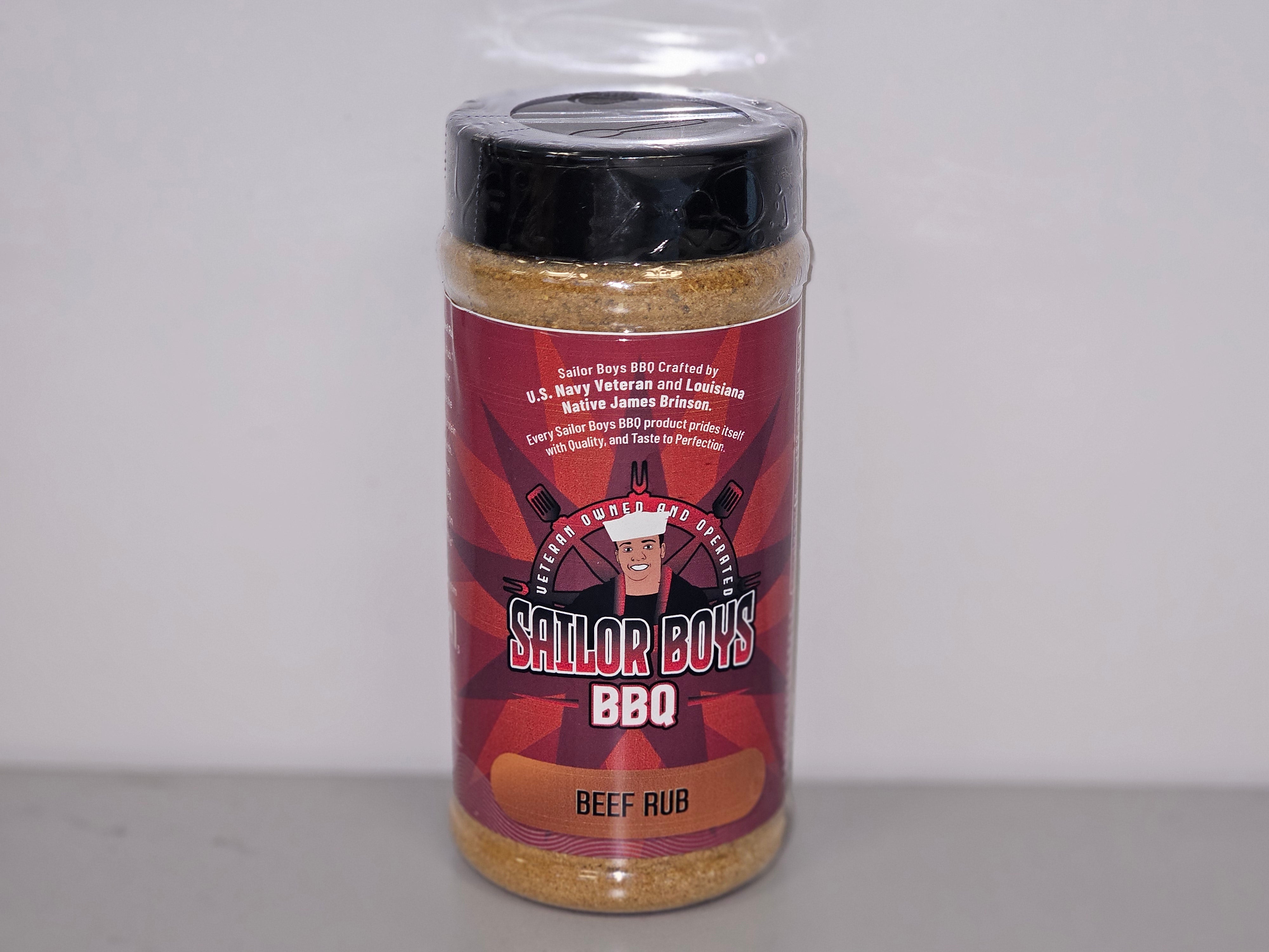 Sailor Boys BBQ Savory Beef Rub 16oz